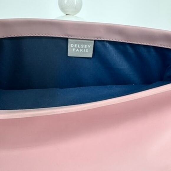 Delsey Paris Turenne Soft Backpack Rolltop Pink - Picture 7 of 9